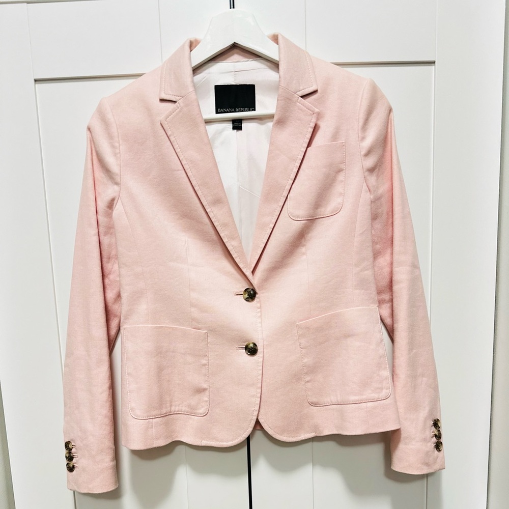 Banana Republic light pink Blazer